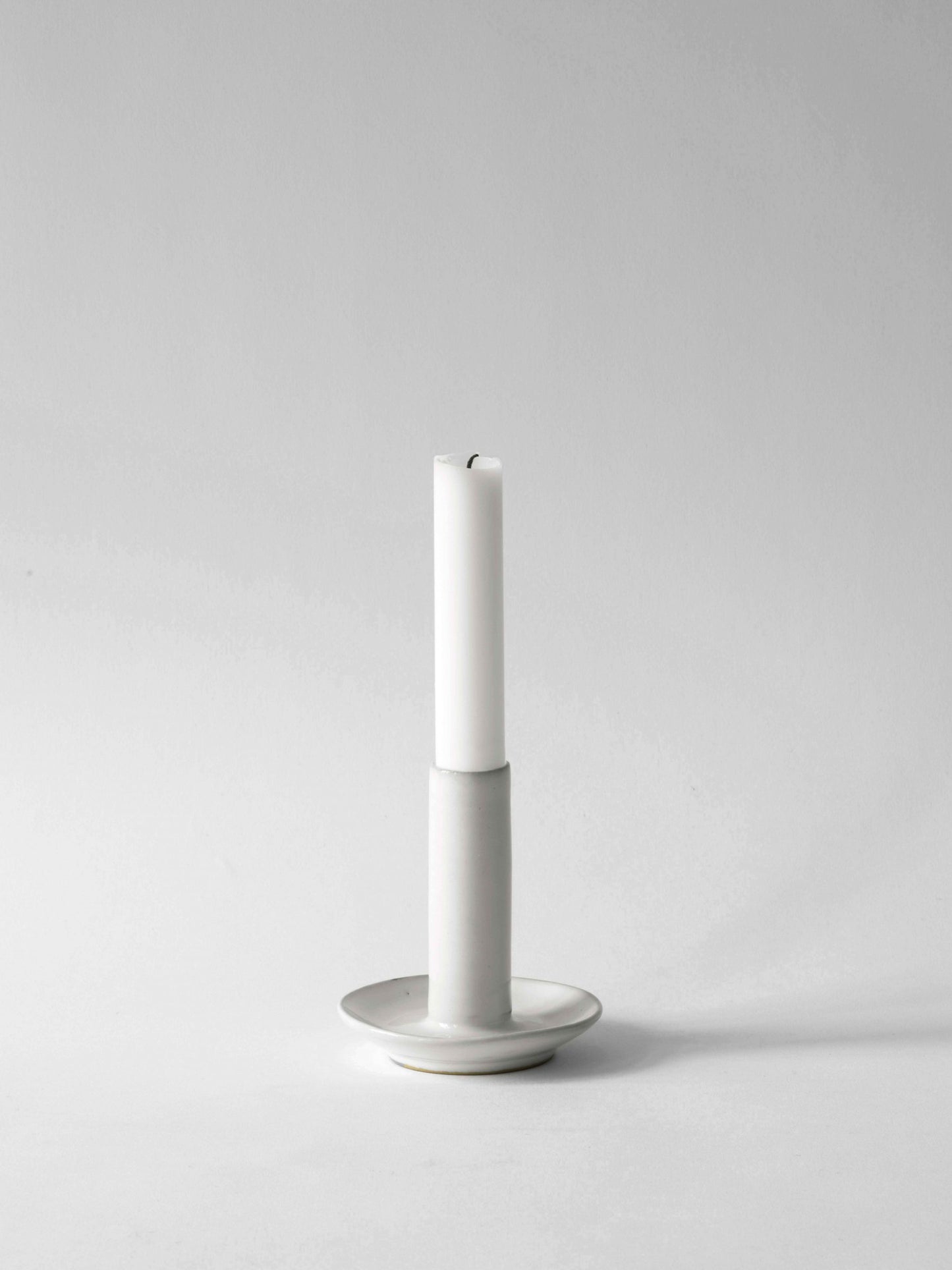 CANDLE HOLDER | LOU | WHITE