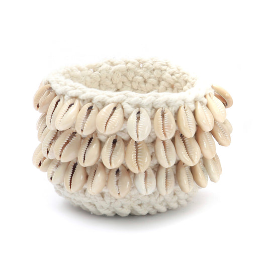 BOUGEOIR MACRAME | COWRIE