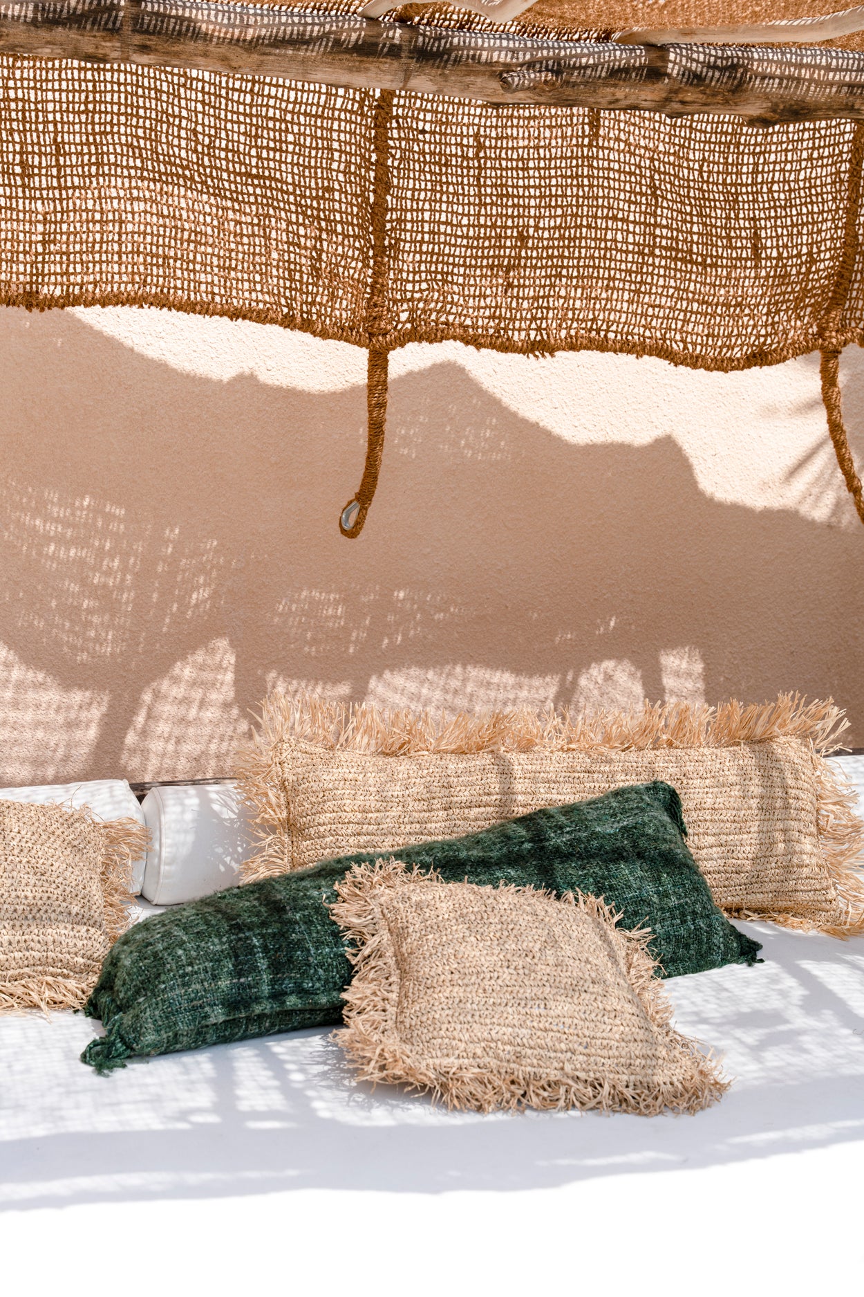 HOUSSE DE COUSSIN | RAFFIA | NATUREL