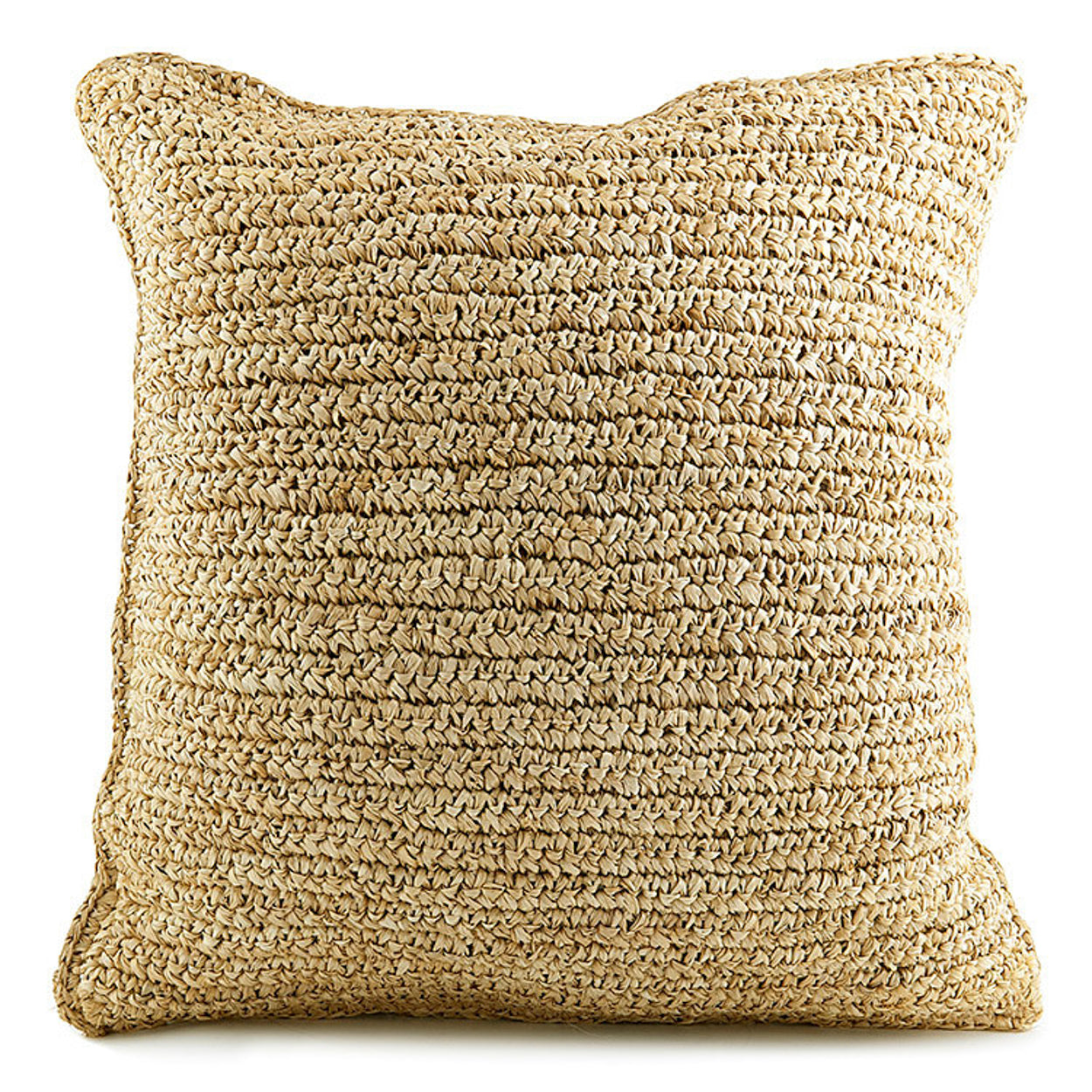 HOUSSE DE COUSSIN | FLORES | RAFFIA